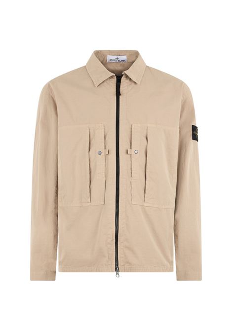 overshirt 1200005 uomo beige STONE ISLAND | L1S15 1200005 S0298V009A